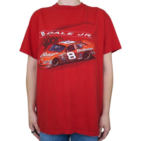 Vintage Y2K Dale Earnhardt Jr. Budweiser Shirt - Picture 2 of 8